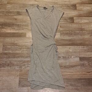 Chic Asymmetrical Gray Dress